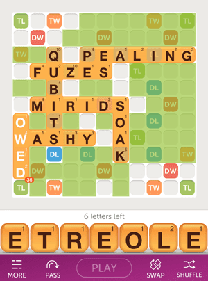 Words With Friends Word Radar screenshot